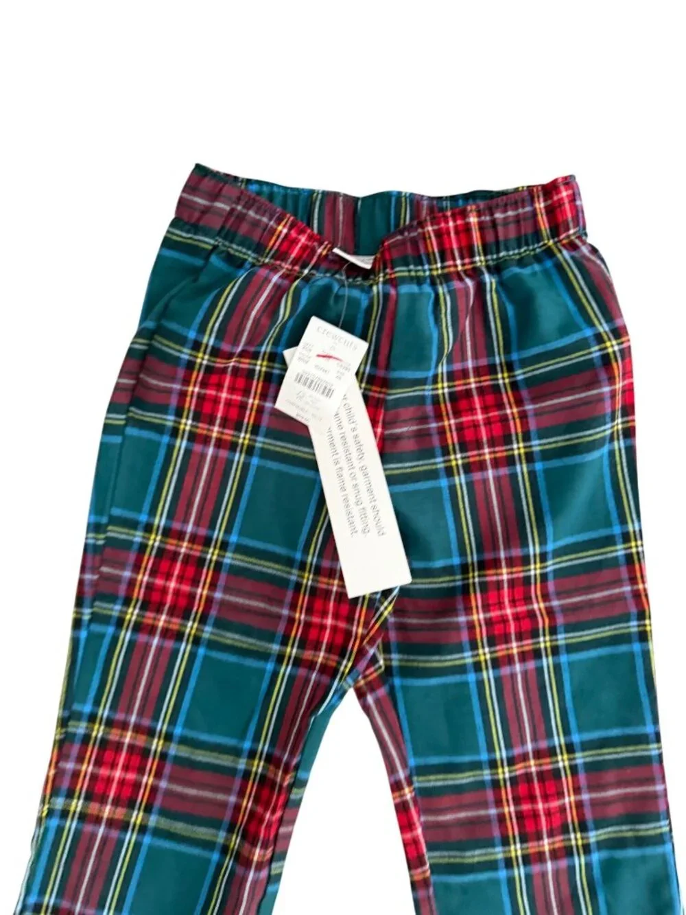 CREWCUTS J Crew Plaid Holiday Pants Size XS NEW NWT